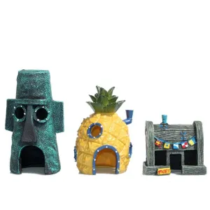 RR1904 SpongeBob theme Aquarium Decoration (1 set of 3pcs)
