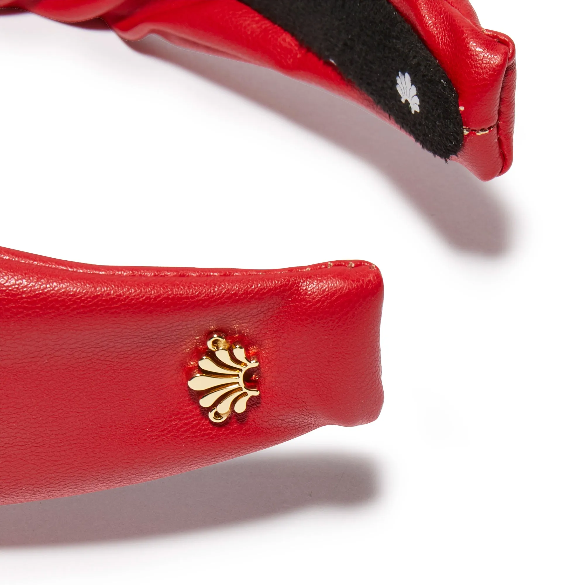 RUBY FAUX LEATHER KNOTTED HEADBAND