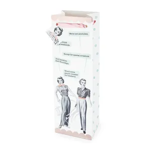 Sassy Bicycling Retro Women 750ml Bottle Bag By Cakewalk