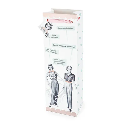 Sassy Bicycling Retro Women 750ml Bottle Bag By Cakewalk