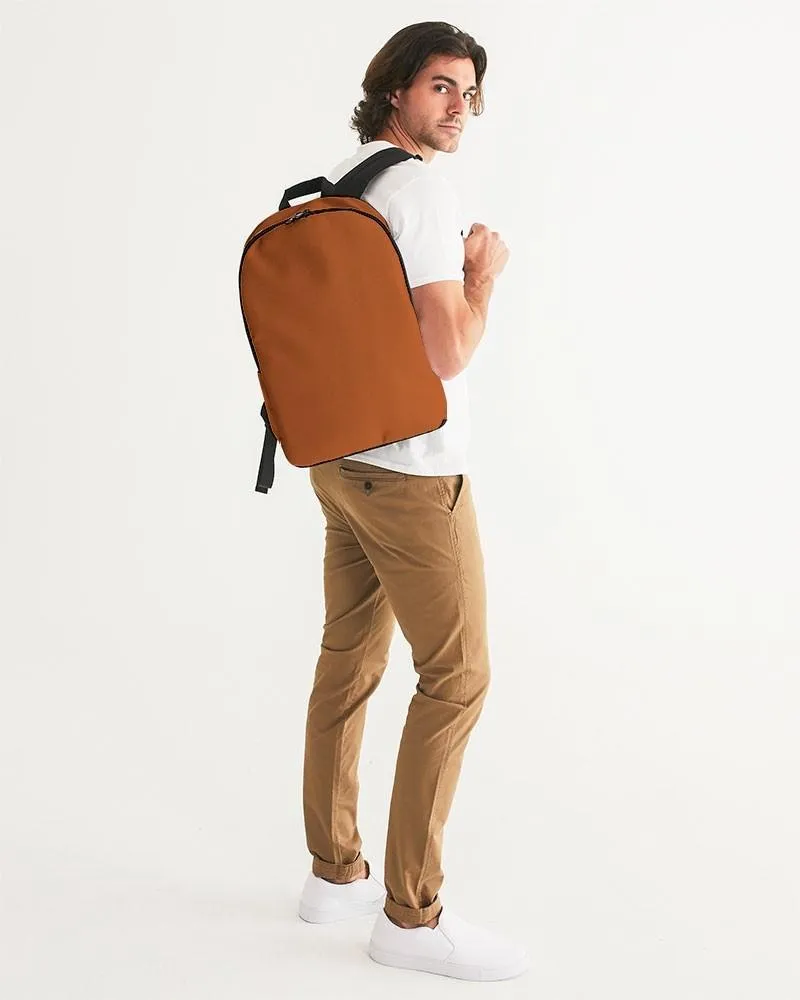 Shaded Orange Waterproof Backpack | C0M75Y100K30