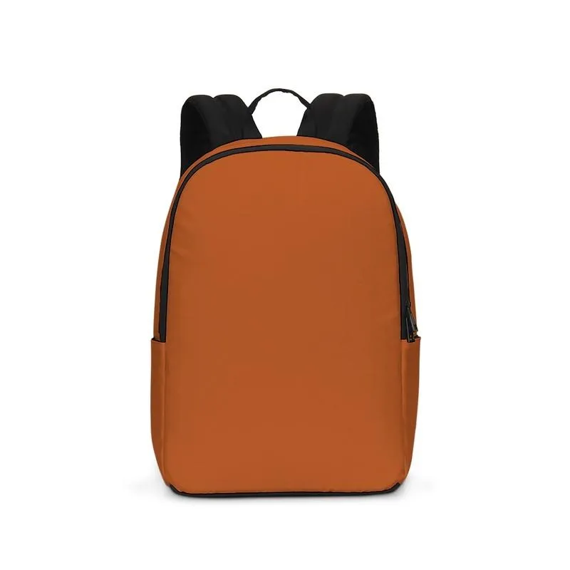 Shaded Orange Waterproof Backpack | C0M75Y100K30