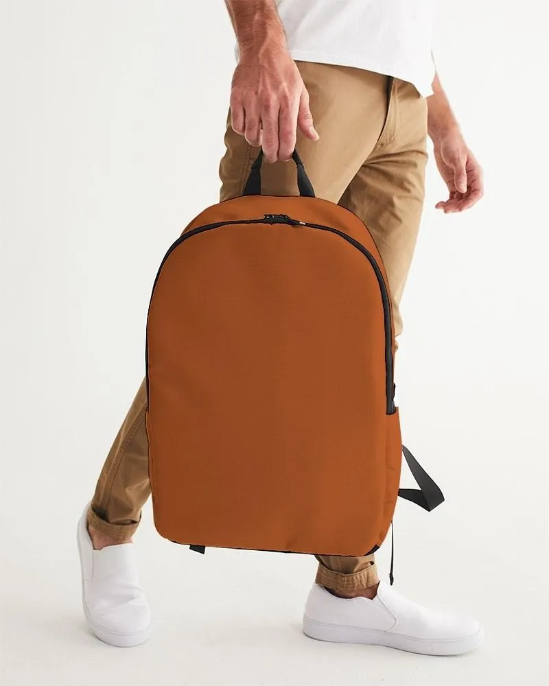 Shaded Orange Waterproof Backpack | C0M75Y100K30