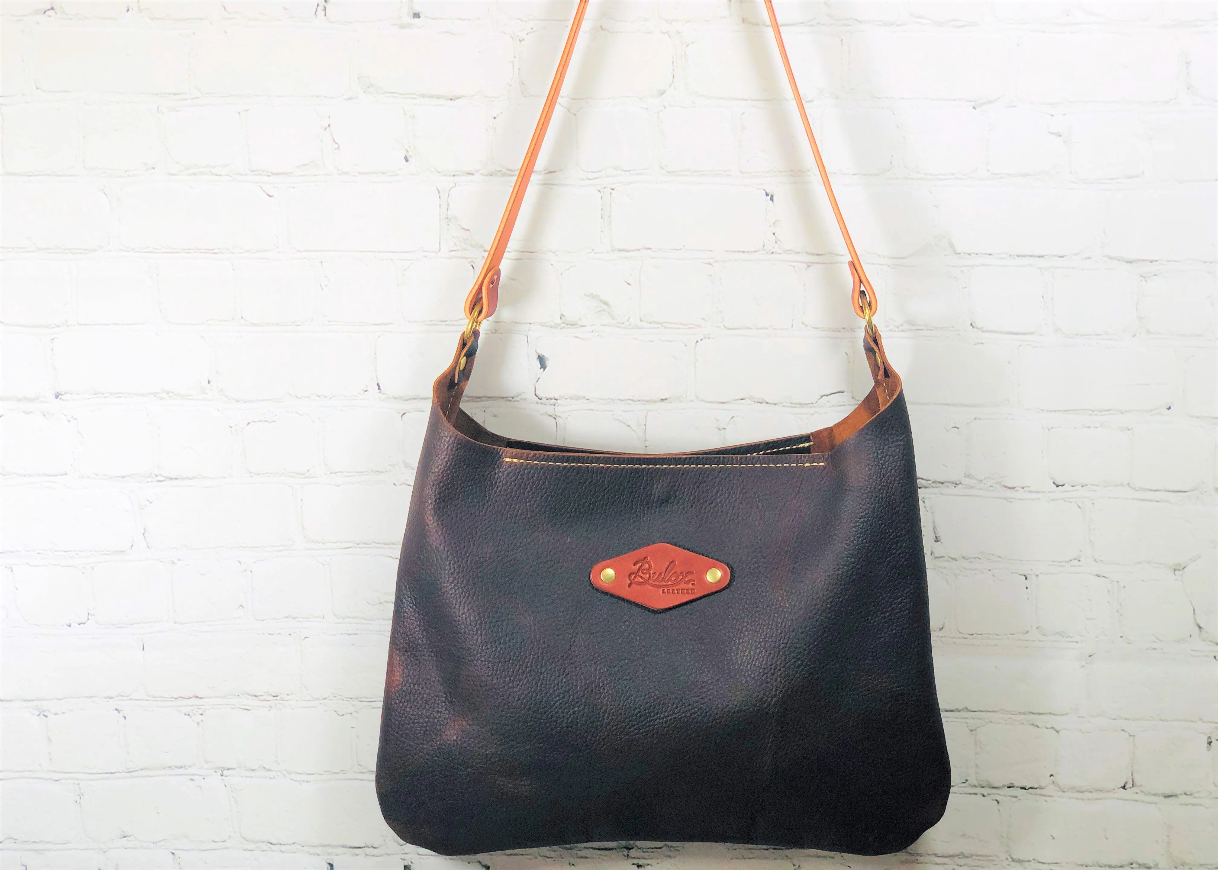 Shoulder Bag, Black Cherry