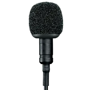 Shure MVL-3.5MM Omnidirectional Lavalier Clip-on Microphone for Mobile