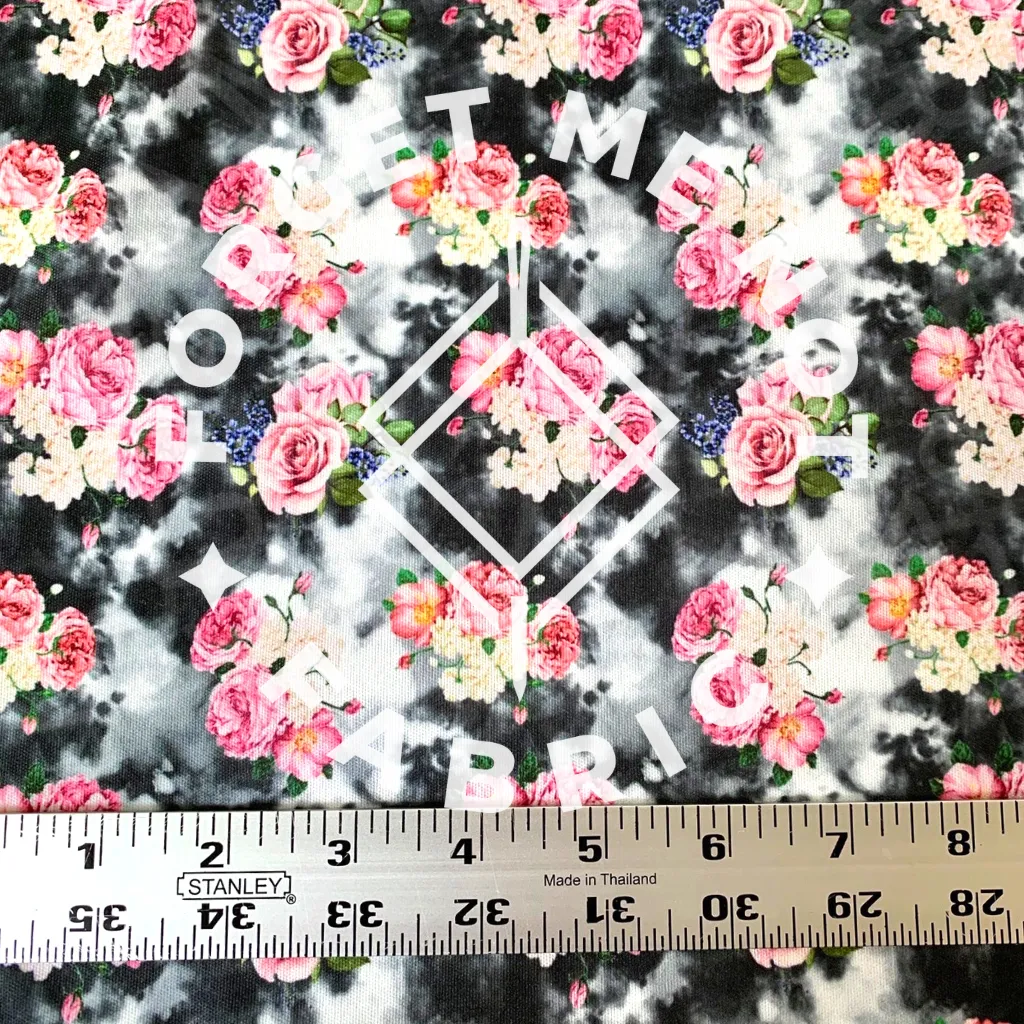 Smokey Roses PUL Fabric