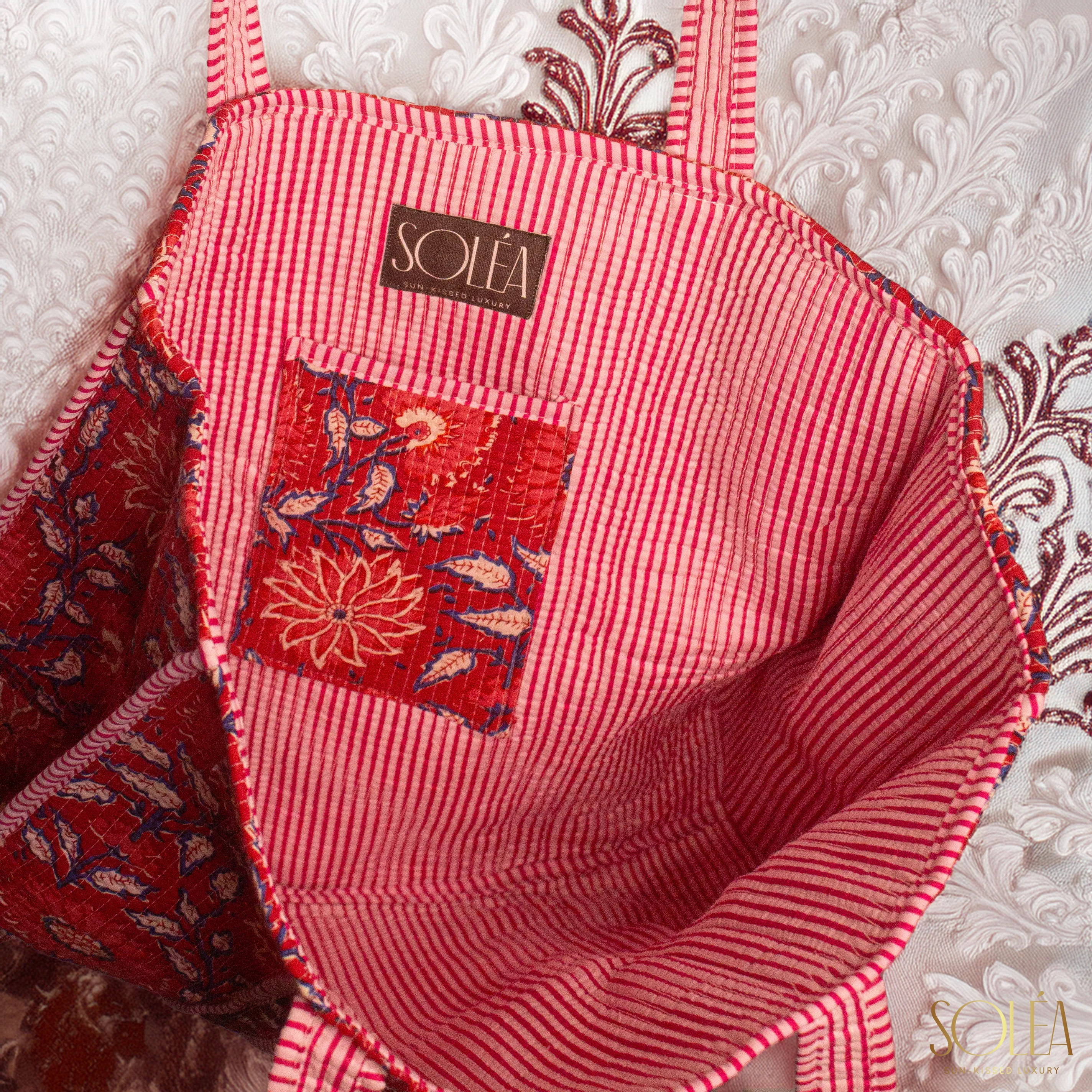 Soléa Cotton Amapola Tote