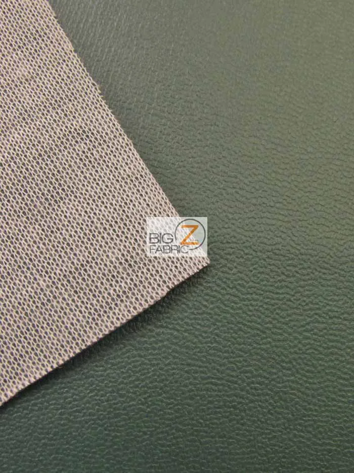 Solid Soft Faux Fake Leather Vinyl Fabric / Turquoise / By The Roll - 30 Yards