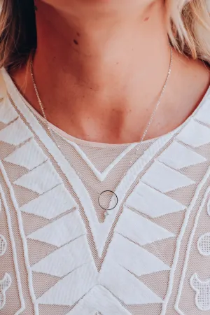 Spin Me Round Necklace by B.b.Lila - Silver