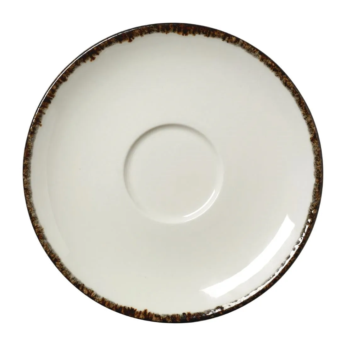 Steelite Charcoal Dapple Saucers 150mm (Pack of 36) - VV1351