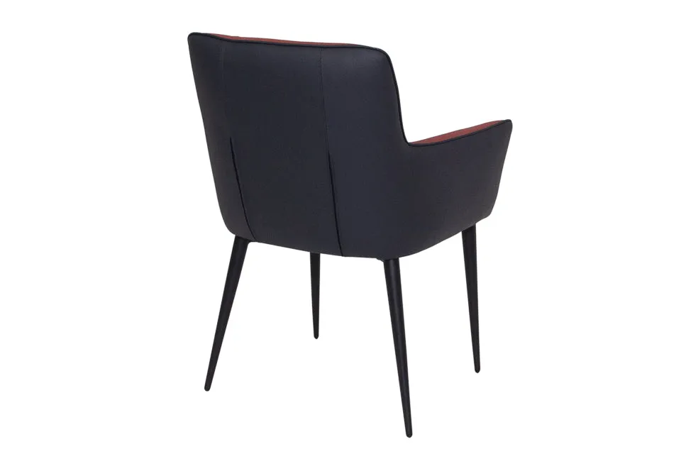 Stuart - Grey Faux Leather Dining Chair