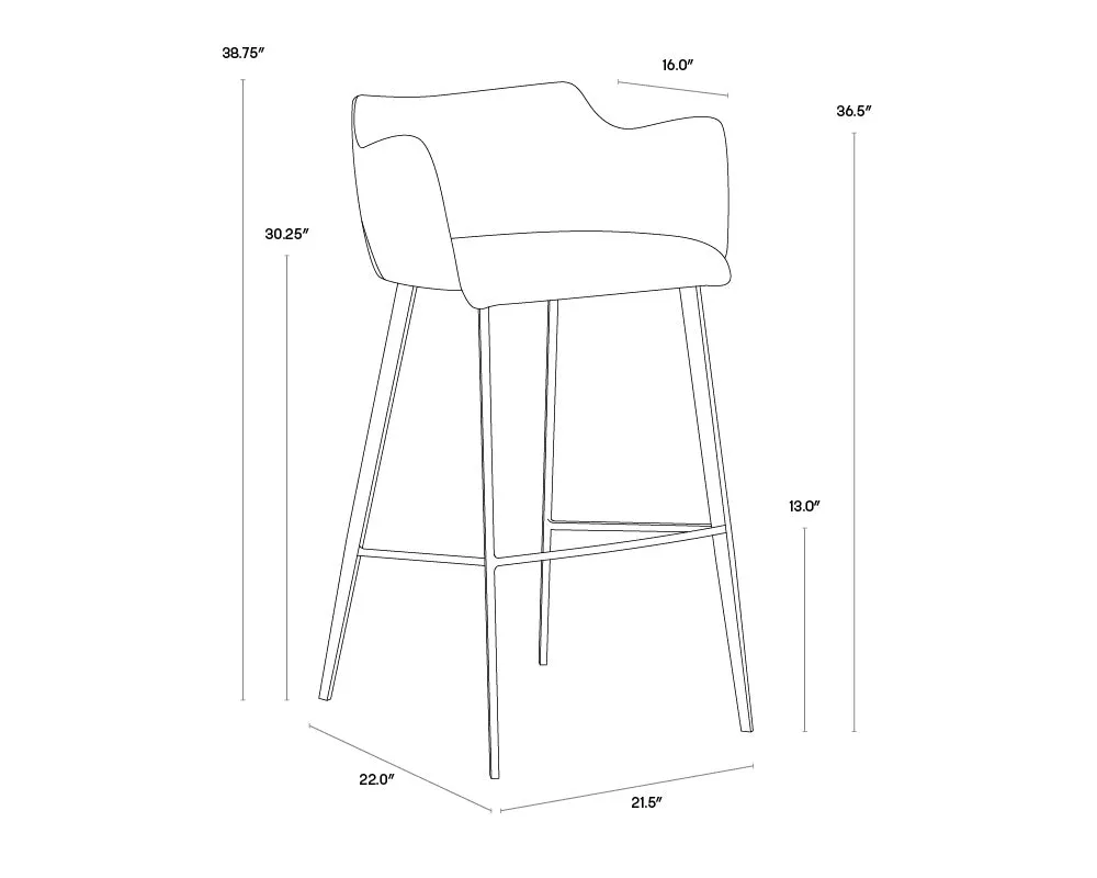 Sunpan Griffin Barstool