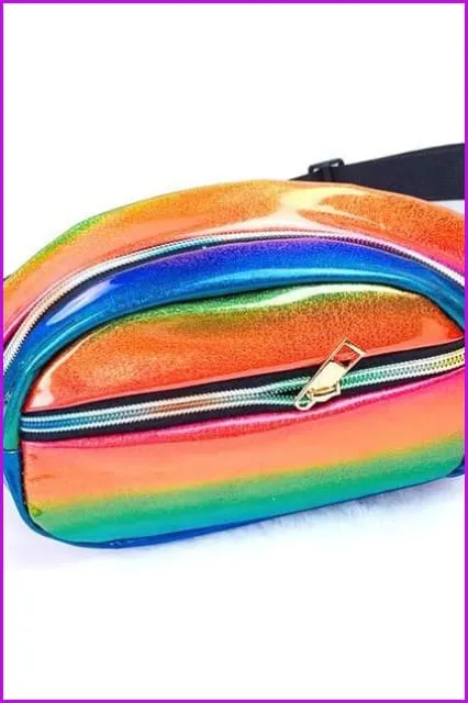 Sweet Hologram Fanny Pack Waist Bag