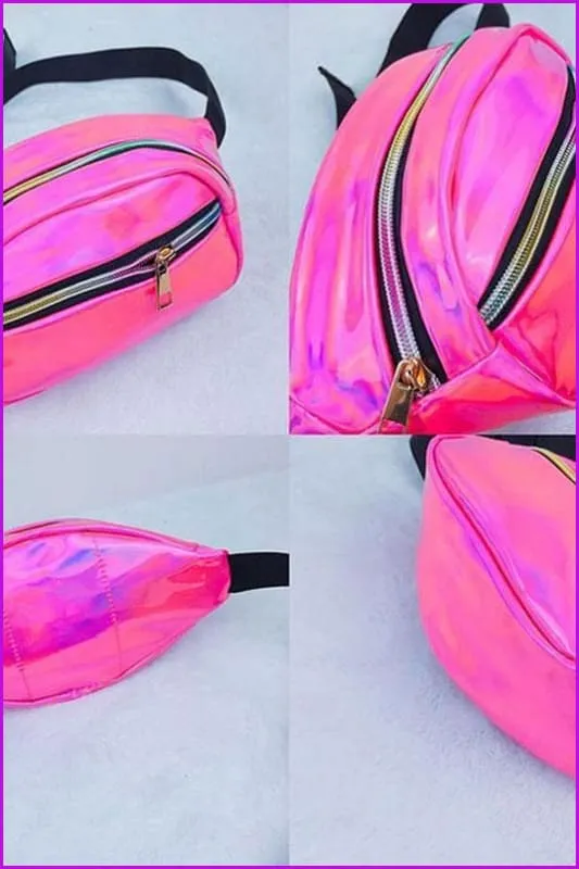 Sweet Hologram Fanny Pack Waist Bag