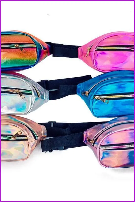 Sweet Hologram Fanny Pack Waist Bag