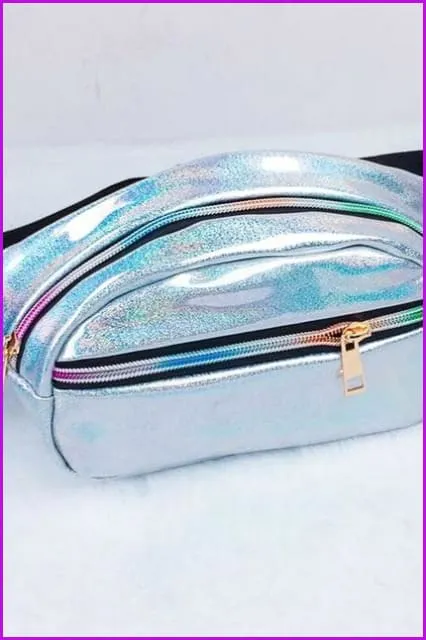 Sweet Hologram Fanny Pack Waist Bag