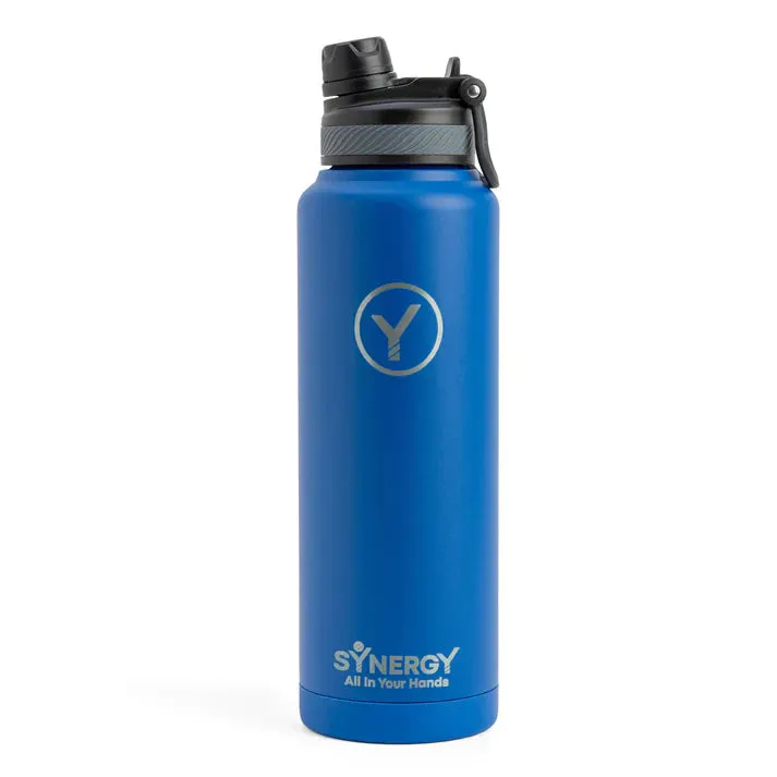 Synergy 40oz Stainless Steel Water Bottle Durable & Leak-Proof Design | Kinetic Racquet Sports