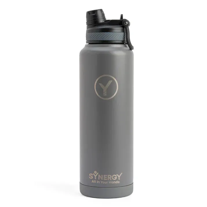 Synergy 40oz Stainless Steel Water Bottle Durable & Leak-Proof Design | Kinetic Racquet Sports