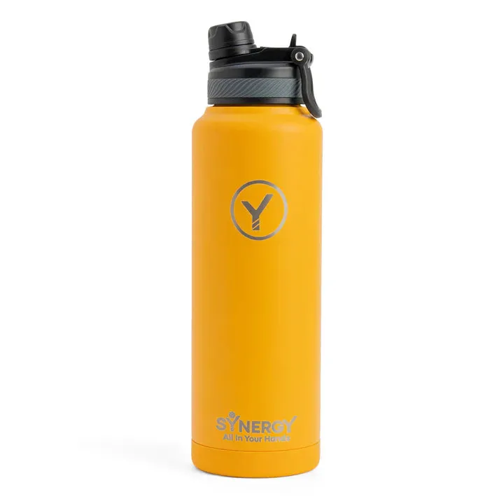 Synergy 40oz Stainless Steel Water Bottle Durable & Leak-Proof Design | Kinetic Racquet Sports