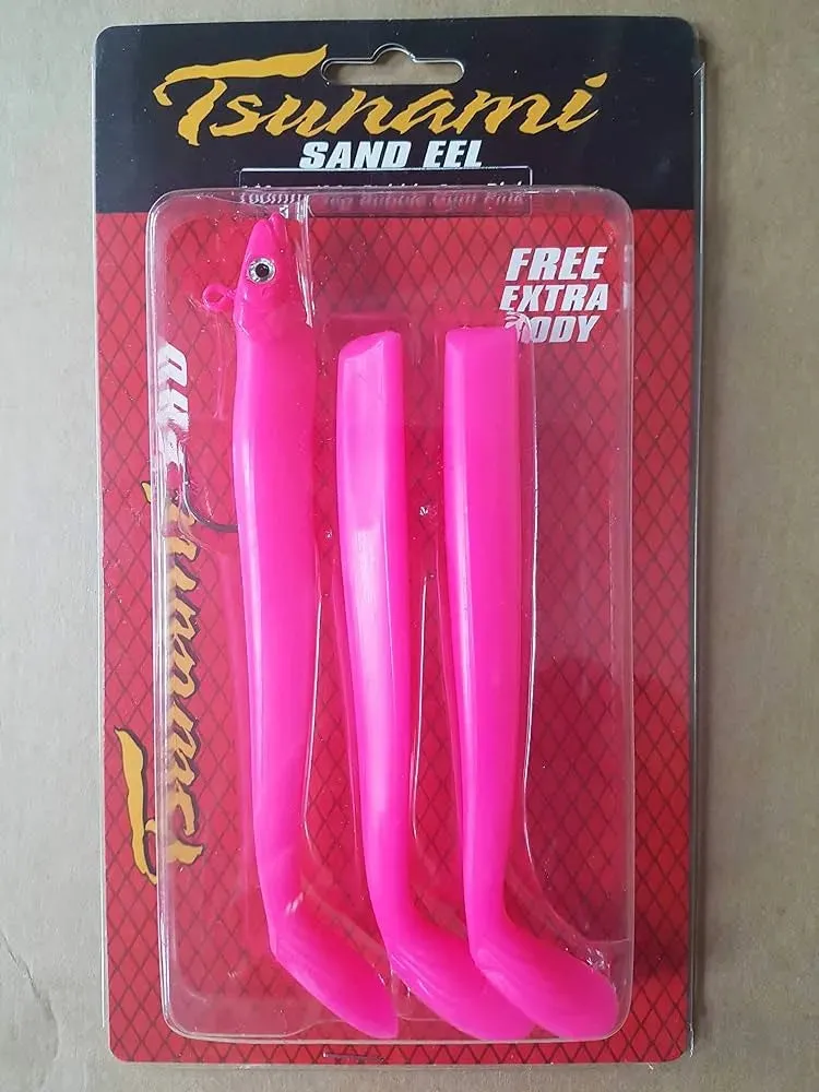 Tsunami Sandeel 160mm BubbleGum or 3 for £10