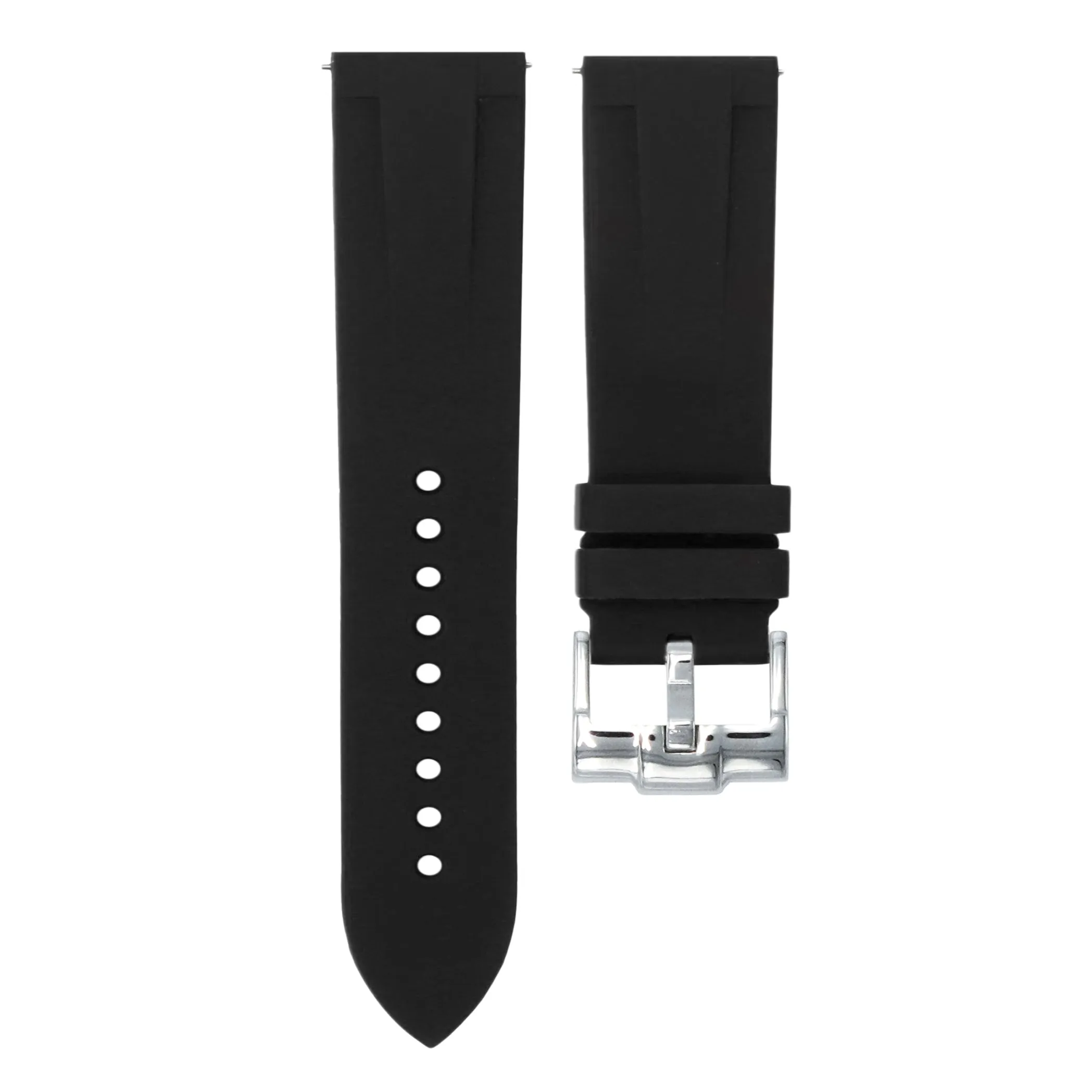 Tuxedo Black - Quick Release Watch Strap For Breitling Professional Series