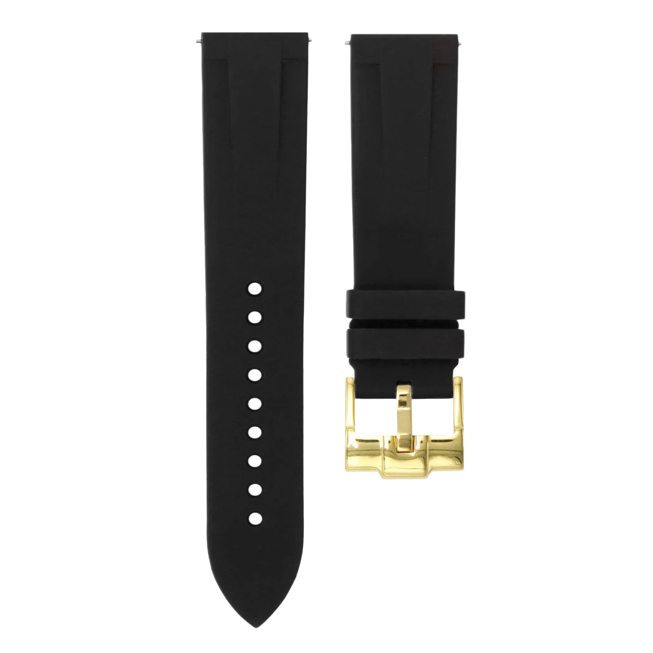 Tuxedo Black - Quick Release Watch Strap For Breitling Professional Series