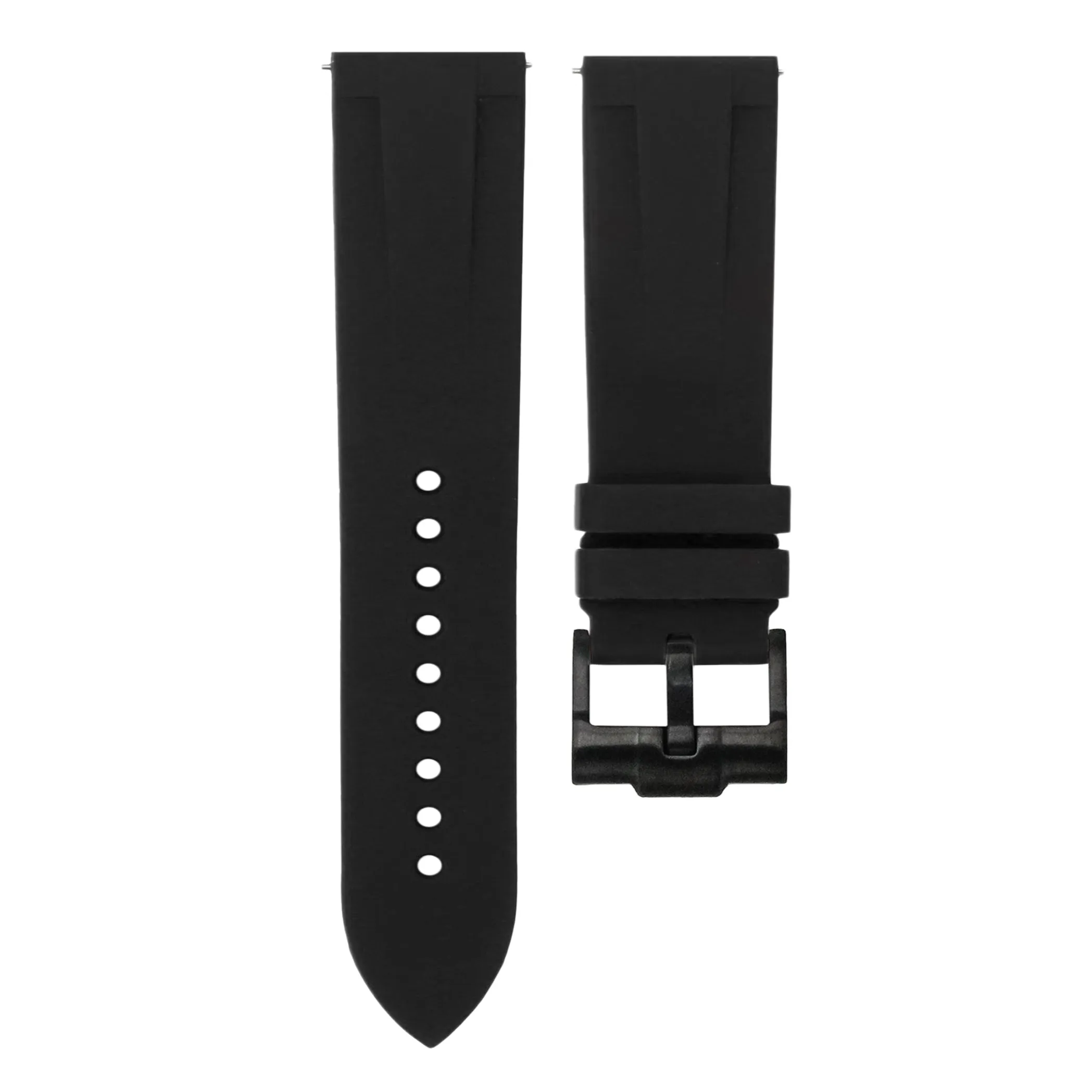 Tuxedo Black - Quick Release Watch Strap For Breitling Professional Series