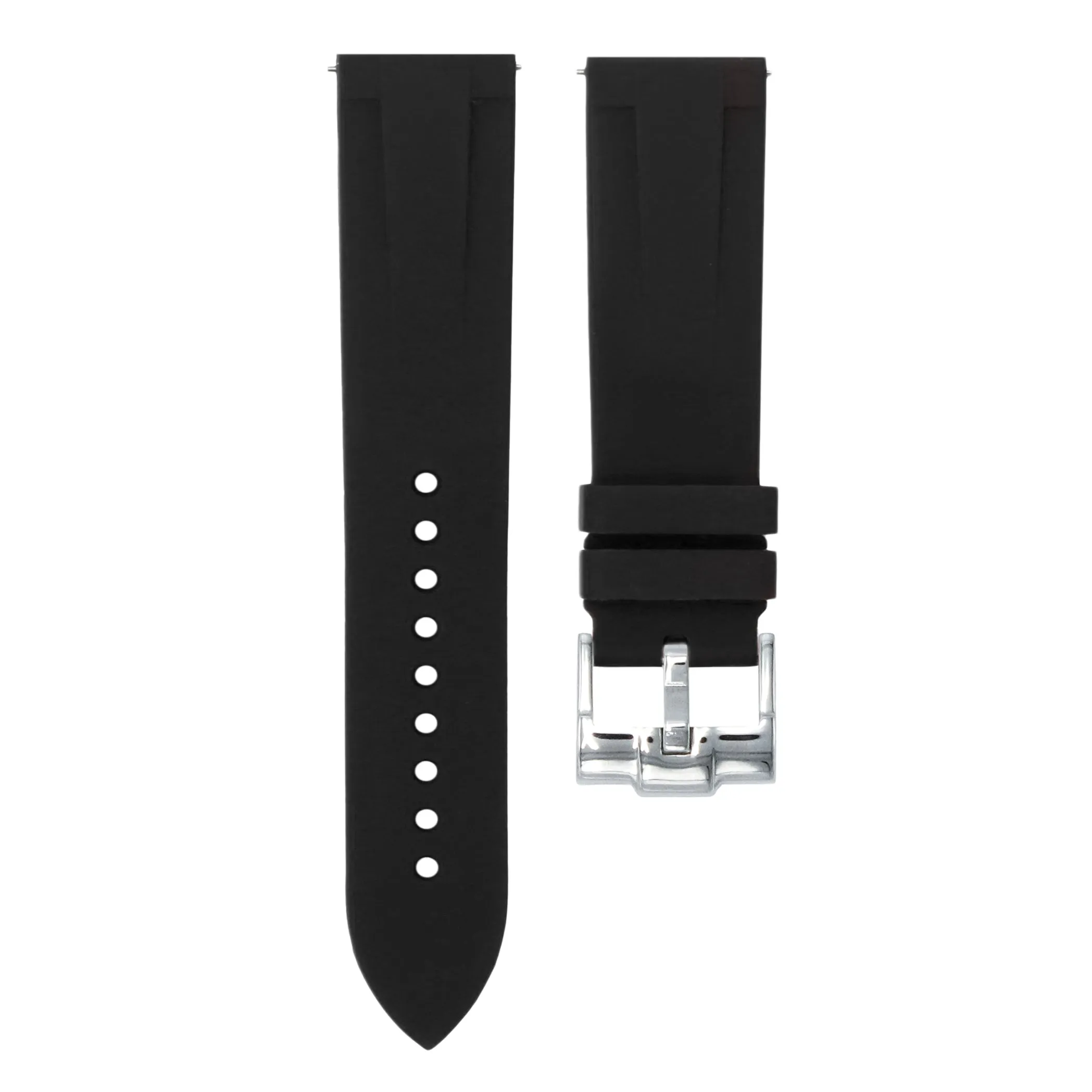 Tuxedo Black - Quick Release Watch Strap For Breitling Professional Series