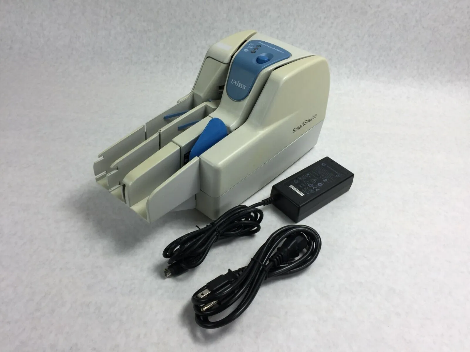 Unisys SmartSource Professional  Check Scanner SSP 2-PK2  w/Power Supply & Cord