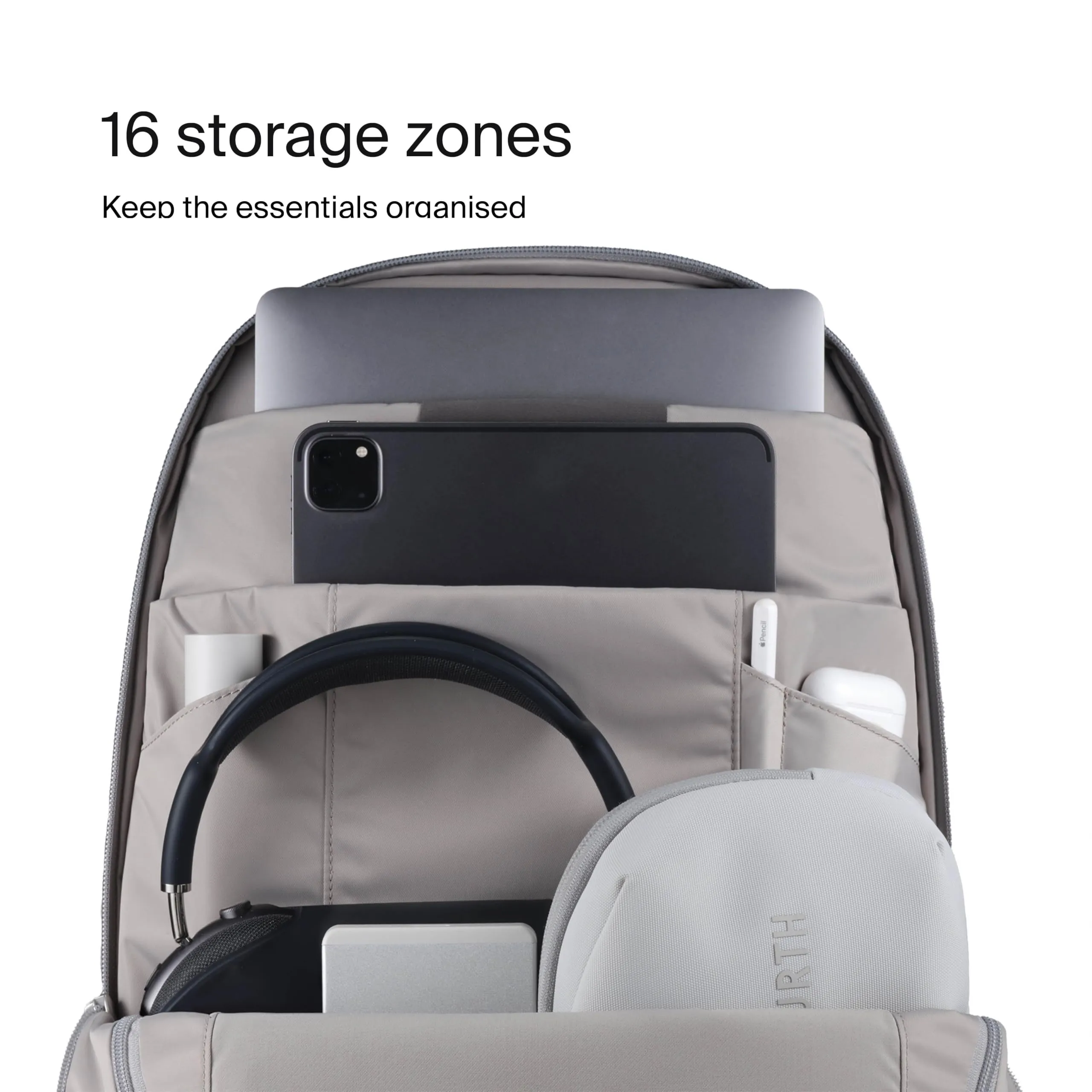 Urth Arkose 20L Backpack   Camera Insert (Ash Grey)