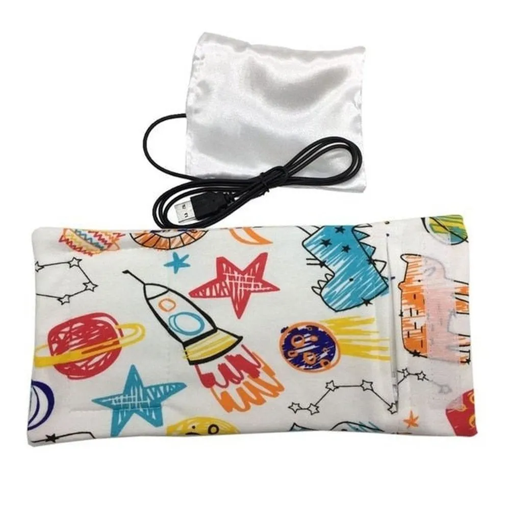 USB Milk Warmer Travel Stroller Insulated Bag Baby Nursing Bottle Heater