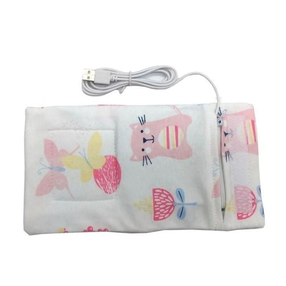 USB Milk Warmer Travel Stroller Insulated Bag Baby Nursing Bottle Heater