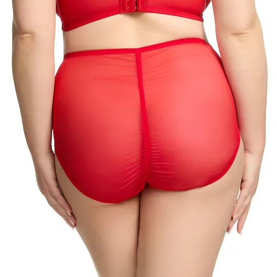 Vedette High Waist Brief - Flame