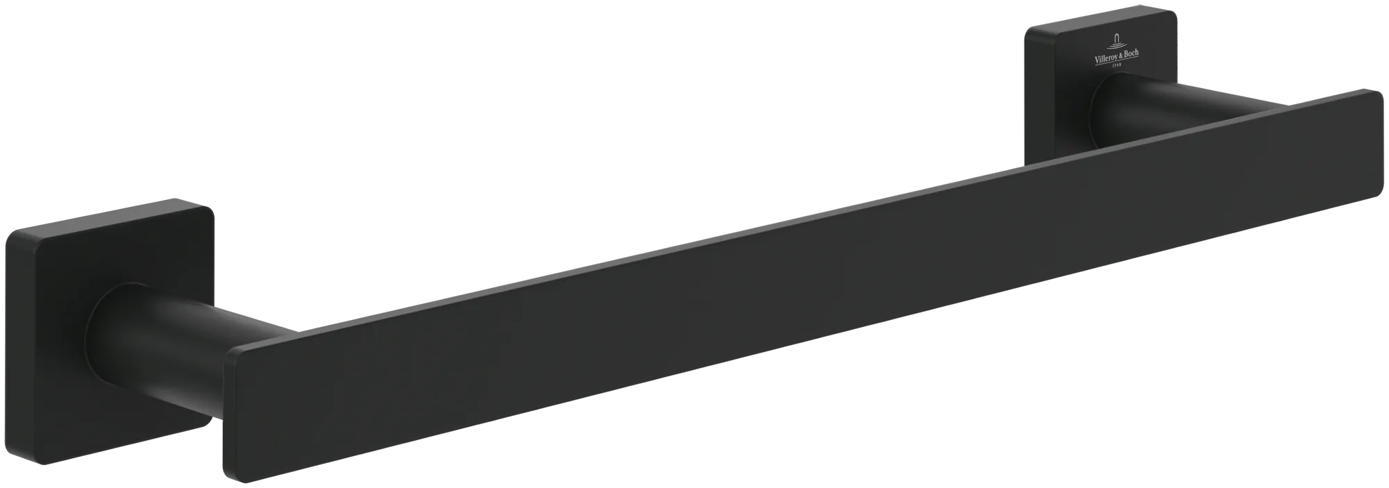 Villeroy & Boch Elements Striking Straight Towel Rail 345 x 45 x 75 mm Matt Black