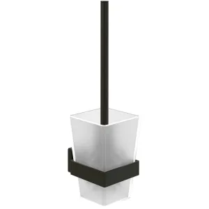 Villeroy & Boch Elements Striking Toilet Brush Set in Matt Black - TVA152017000K5
