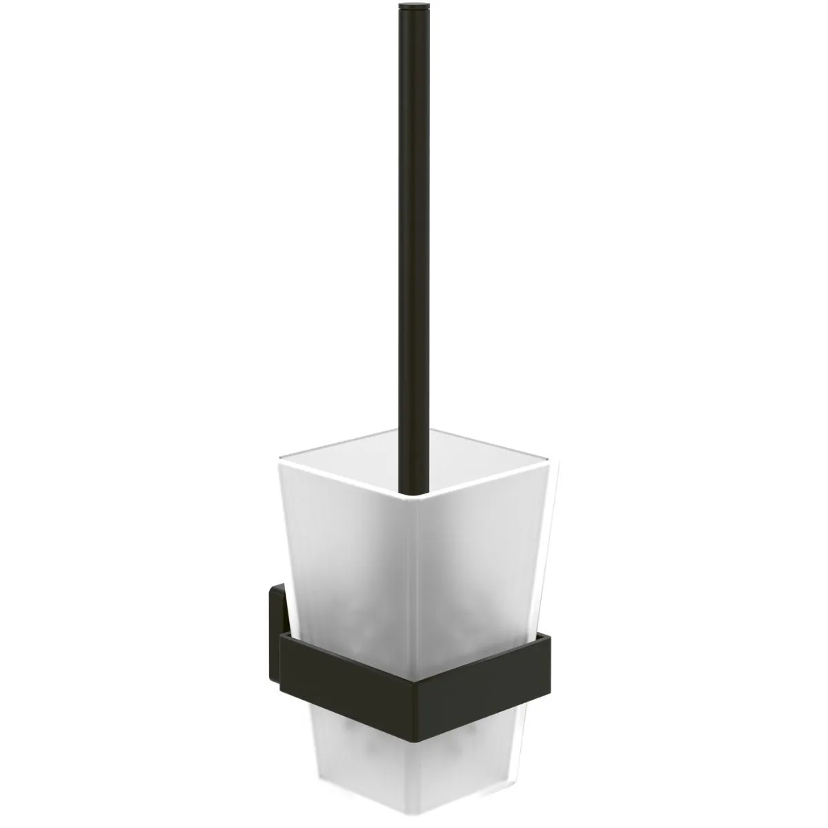 Villeroy & Boch Elements Striking Toilet Brush Set in Matt Black - TVA152017000K5