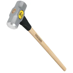 Vulcan 34506 Hammer, 12 lb Head, Sledge, Forged Milled Head, Steel Head :EA: QUANTITY: 1