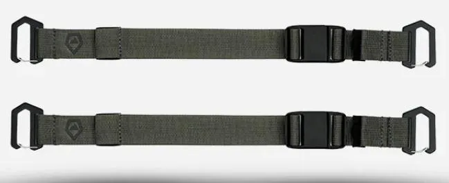WANDRD Premium Accessory Straps (Pair, Wasatch Green)