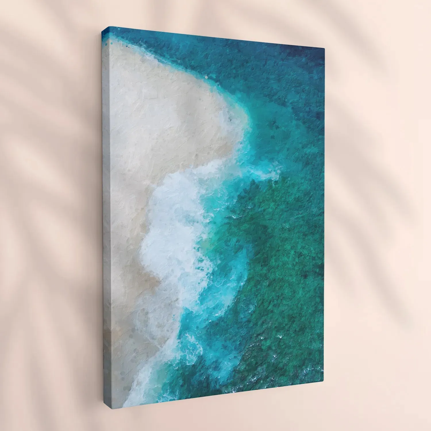 Waves Striking Beach