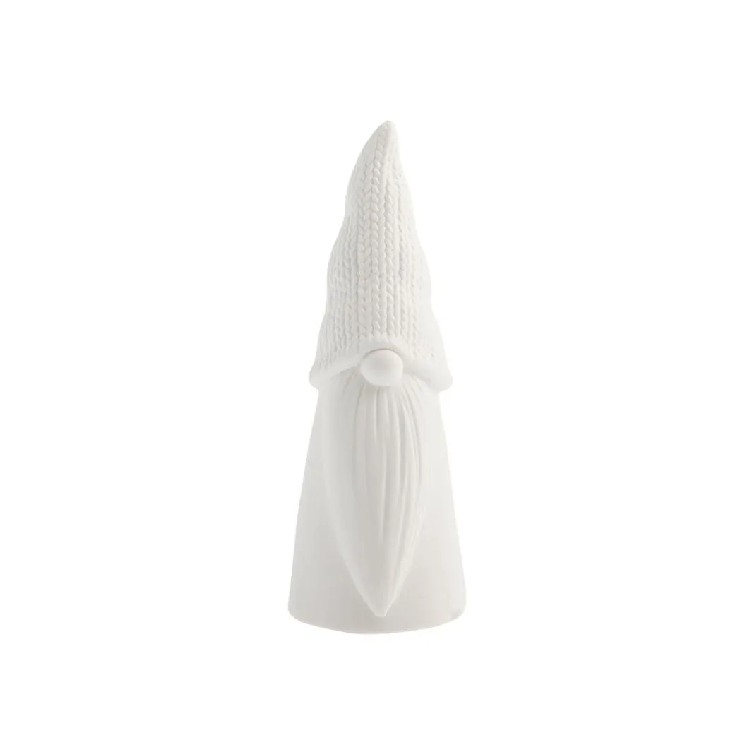 White Ceramic Santa, 2 Sizes