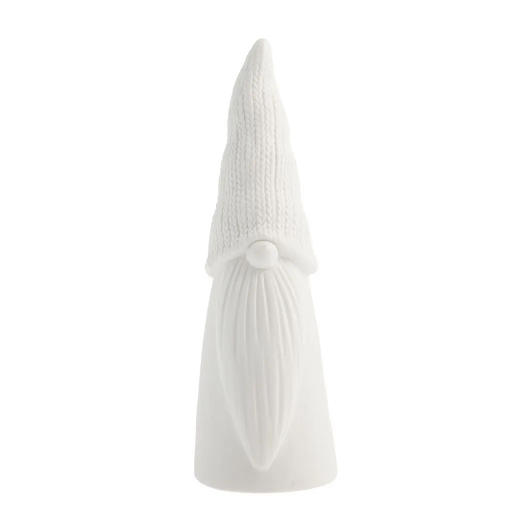 White Ceramic Santa, 2 Sizes