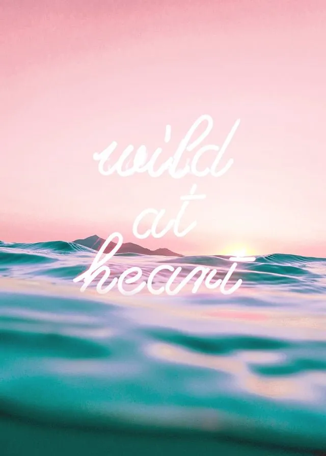 Wild At Heart Neon Print