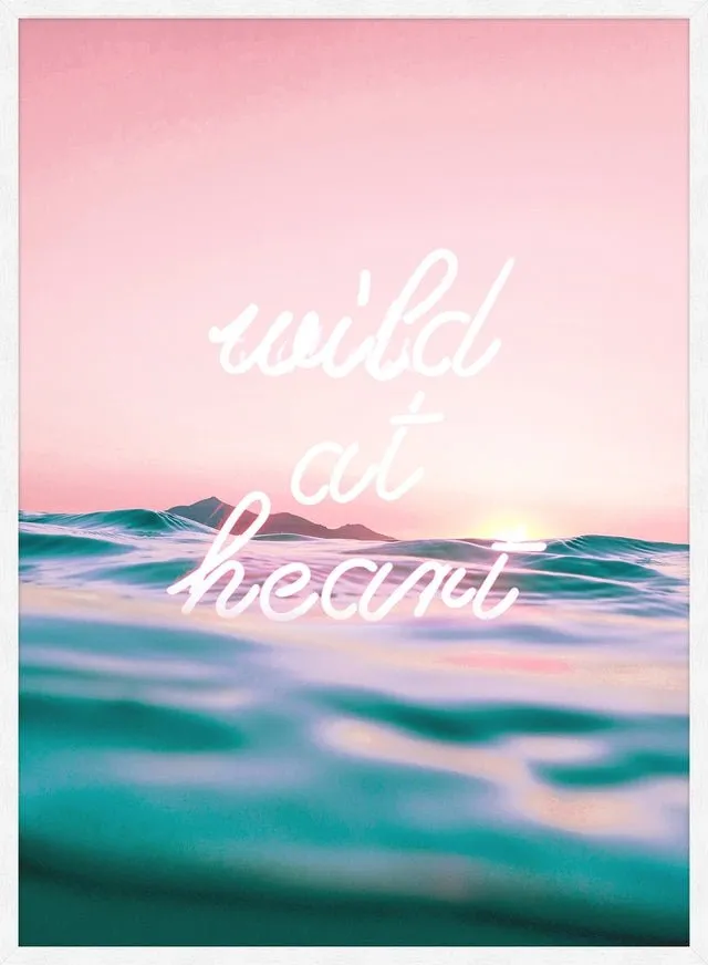 Wild At Heart Neon Print