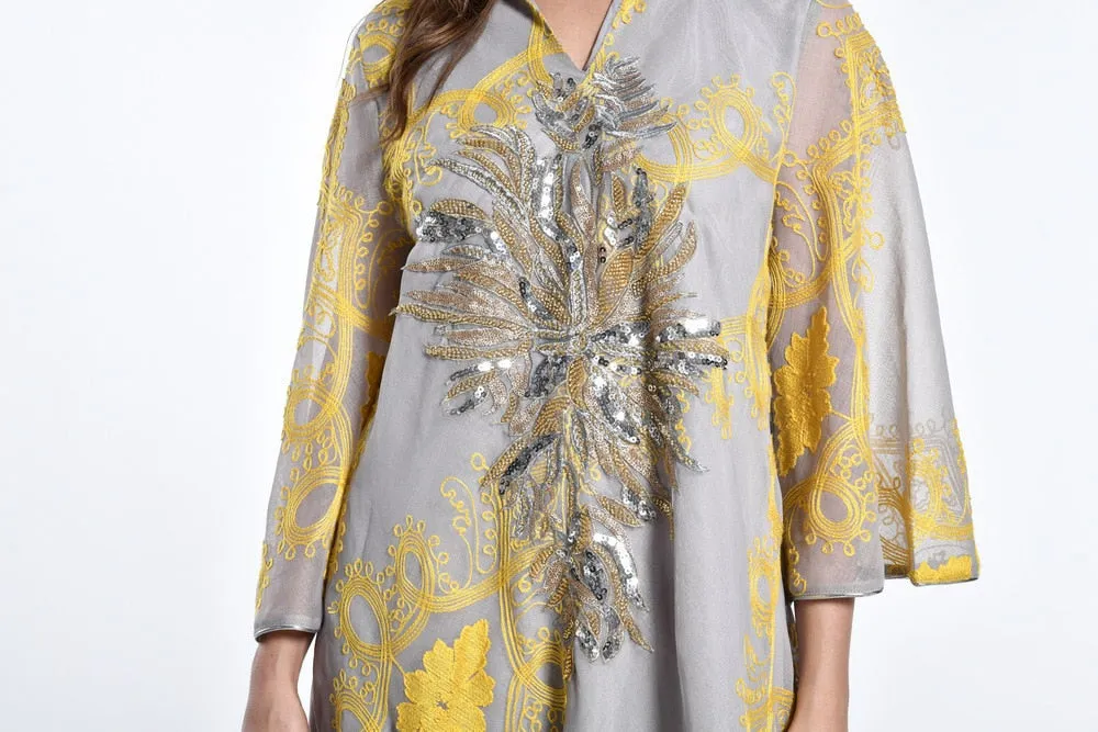 Wjczt Ramadan Eid Abaya Plus Size For Women Jalabiya Moroccan Kaftan Arabian Clothing Dubai Embroider Saudi Robe Muslim Evening Dress