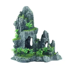WR19004 Mountain Rock Aquarium Decoration 26x15x27cm