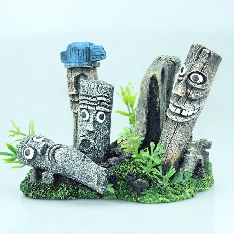 WR19842 Tree Trunk Aquarium Decoration 16.5x10x11cm
