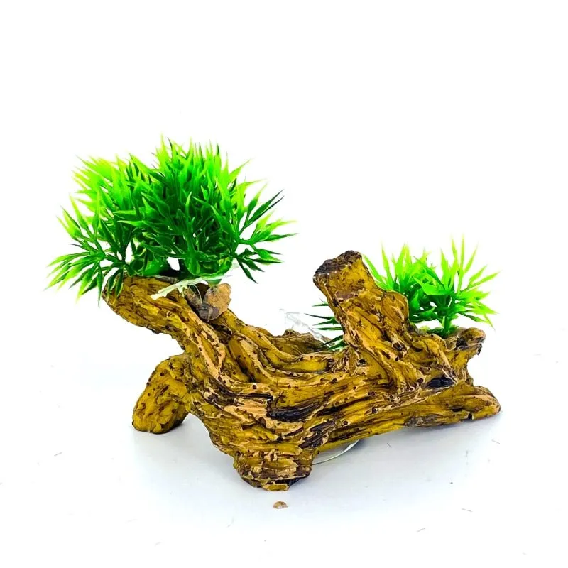 Zhen De Decoration - Wood w/ Plants - NIK01